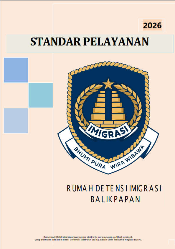 STANDAR PELAYANAN RUDENIM BALIKPAPAN